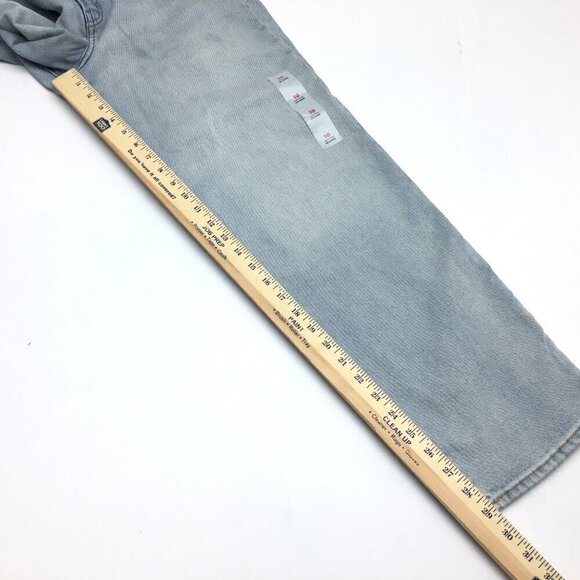 NEW Old Navy O.G. Loose High Rise Straight Leg Light Wash size 10 length 29" - Picture 6 of 9